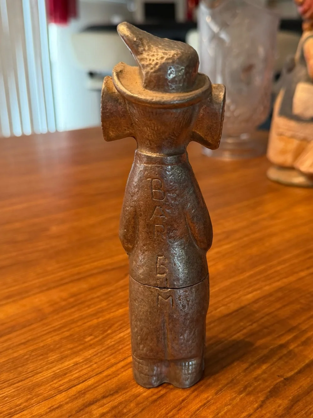 Vintage 1950s Bar Bum Figural Ice Pick Holder,MCM Novelty Bar Tool,Retro Barware